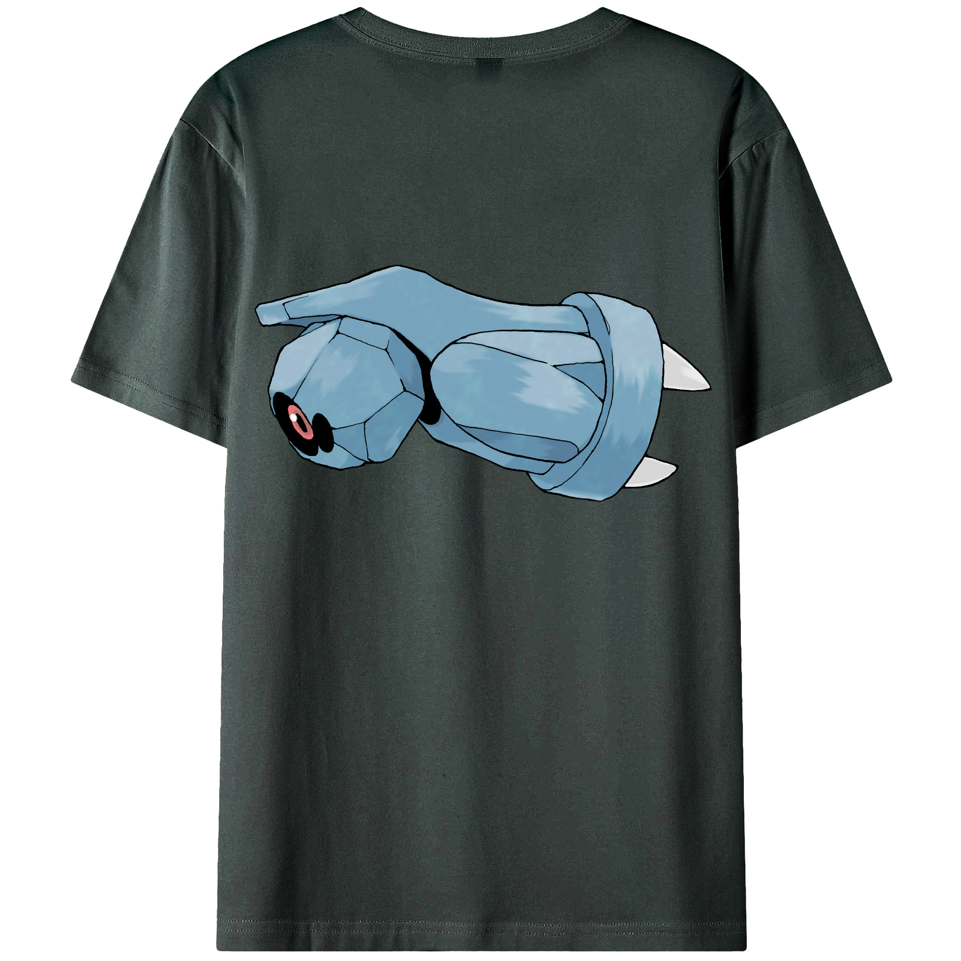 （画像用） ポケットモンスター Pokémon 綿100％ メンズ半袖Tシャツ（バックプリント） 通気性